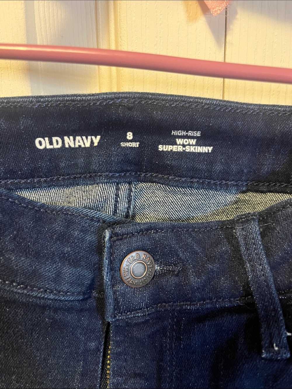 Old Navy Deep Indigo Cropped Ankle Jeans - Picture 2 of 4